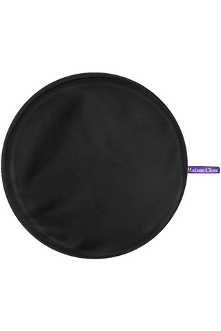 Maison Close Round Mesh Wash Bag Black