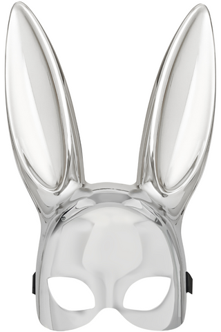 Maison Close Silver Mirror Bunny Mask