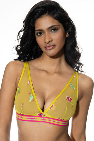 Mey Poetry Flash Triangle Bra Tropical Island