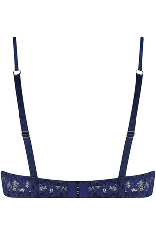 Muse by Coco de Mer Beatrice Open Underwired Bra Navy