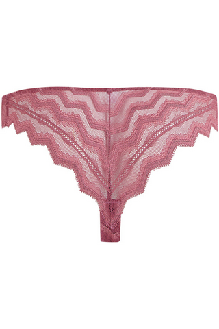 Muse by Coco de Mer Margot Brazilian Knicker Deep Rose