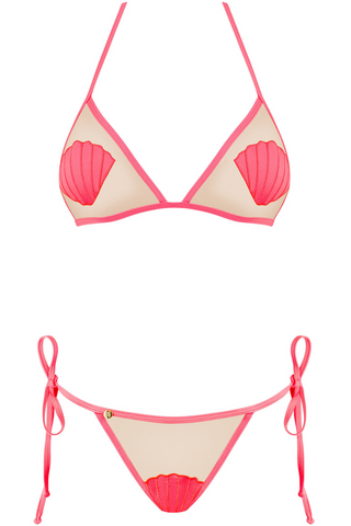 Obsessive Coral Bikini Set Playa del Amor