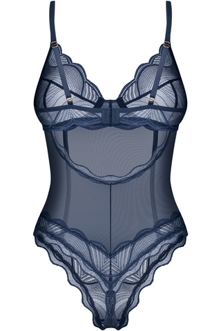 Crotchless Bodysuit | Obsessive Nightly Blue | Sexy Lingerie