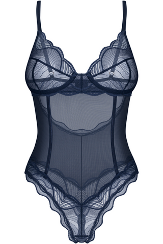 Crotchless Bodysuit | Obsessive Nightly Blue | Sexy Lingerie