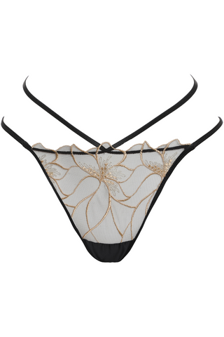 Prelude Delicate Nimph Mini Thong Black/Gold