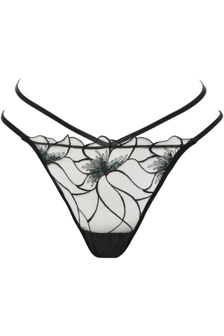 Prelude Delicate Nimph Mini Thong Black/Green