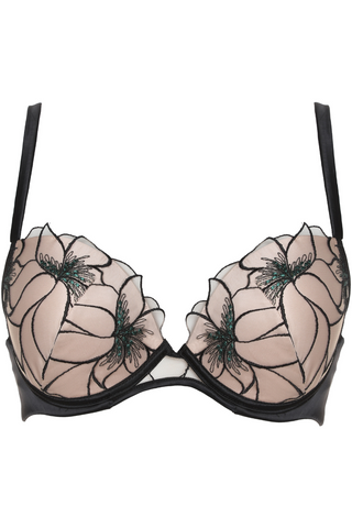 Prelude Delicate Nimph Padded Bra Black/Green