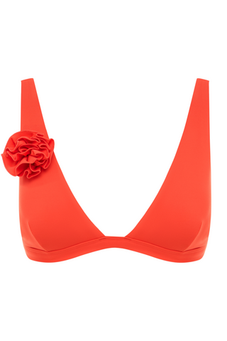 Sea Level Casa Del Mar Longline Bikini Top Flame