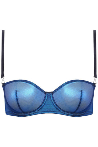 Maison Close Blue Angel Underwired Half Cup Bra